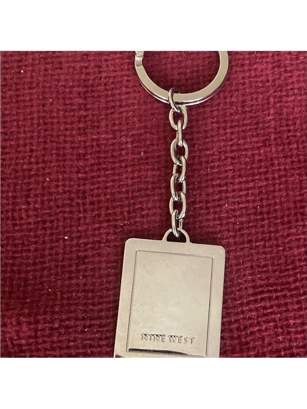 Nine West Silver Keychain